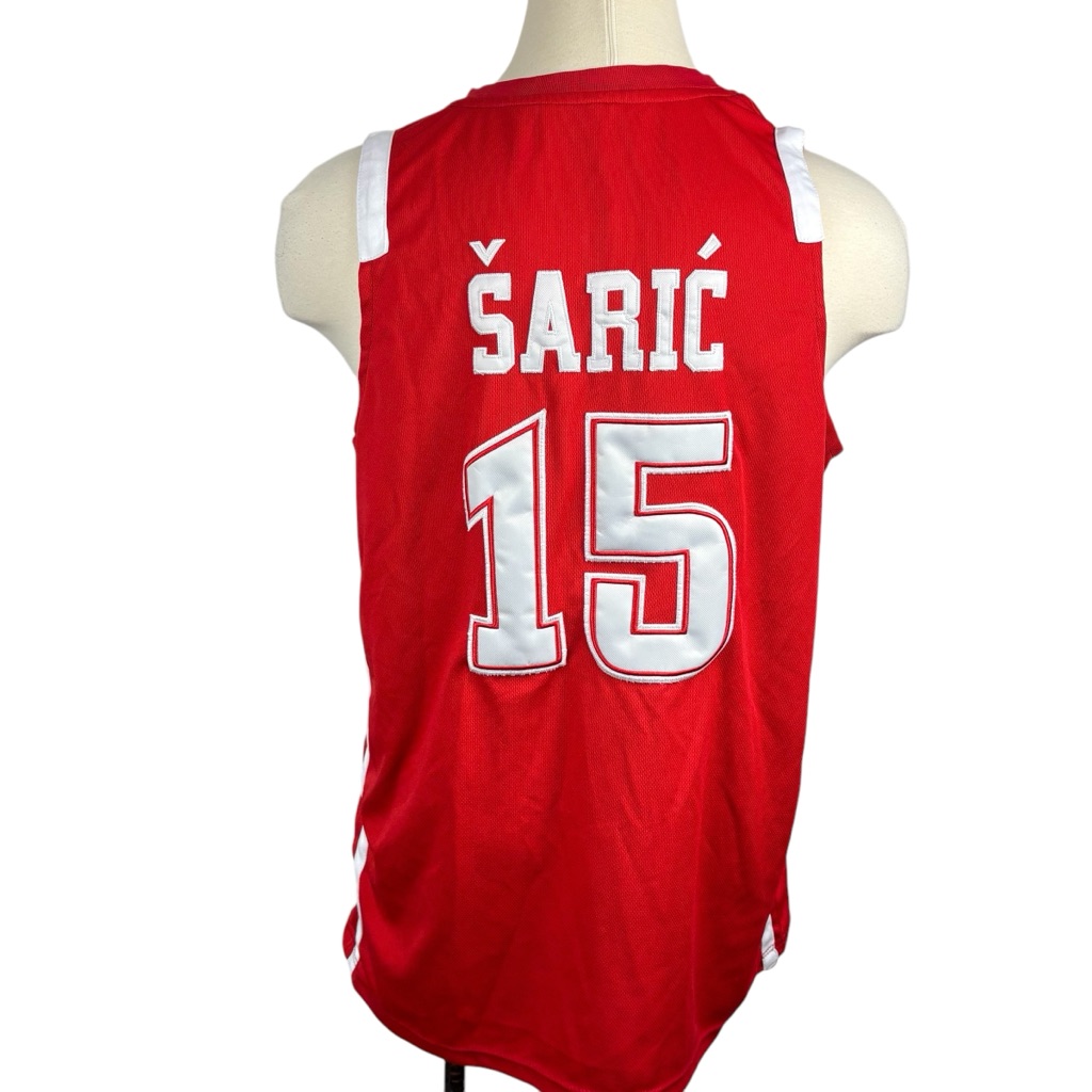 Men’s Dario Saric Throwback Croatia #15 Jersey Xxl 0300